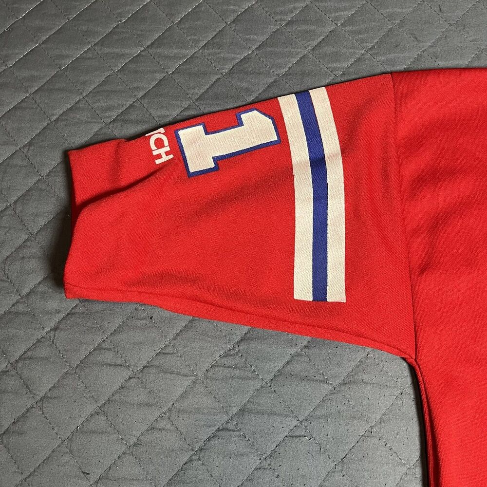Vintage Hutch New England Patriots Men's Medium Youth Football NFL #11 Shirt - Picture 4 of 10